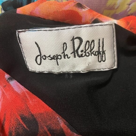 Joseph Ribkoff multicolored hi low dress - Picture 6 of 8